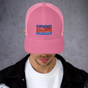 Fishing Culture Multicolor Trucker Cap