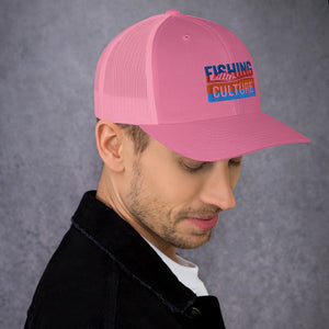 Fishing Culture Multicolor Trucker Cap