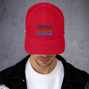 Fishing Culture Multicolor Trucker Cap