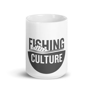 Fishing Culture White Glossy Mug